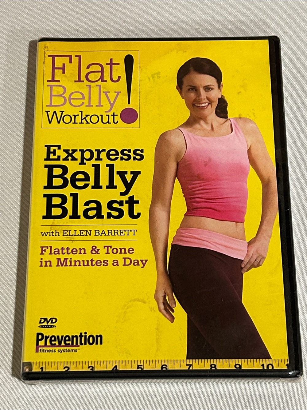 NEW Flat Belly Workout: Express Belly Blast DVD - Pink Top